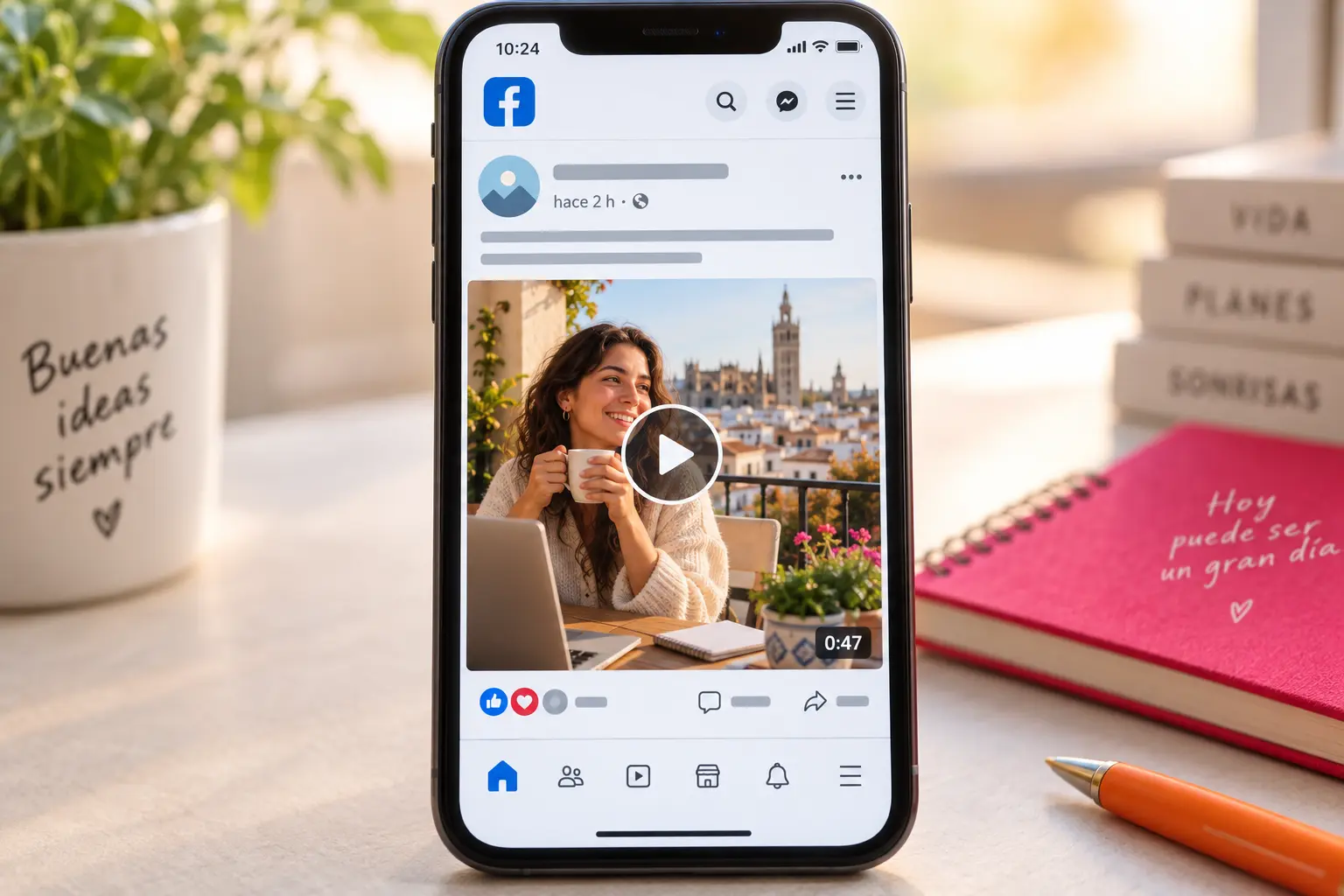 Listo-Facebook-Post-con-texto-y-video